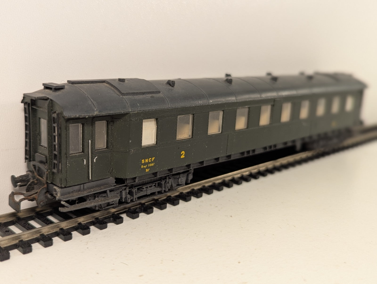 Liliput HO Gauge Green SNCF Passenger Coach