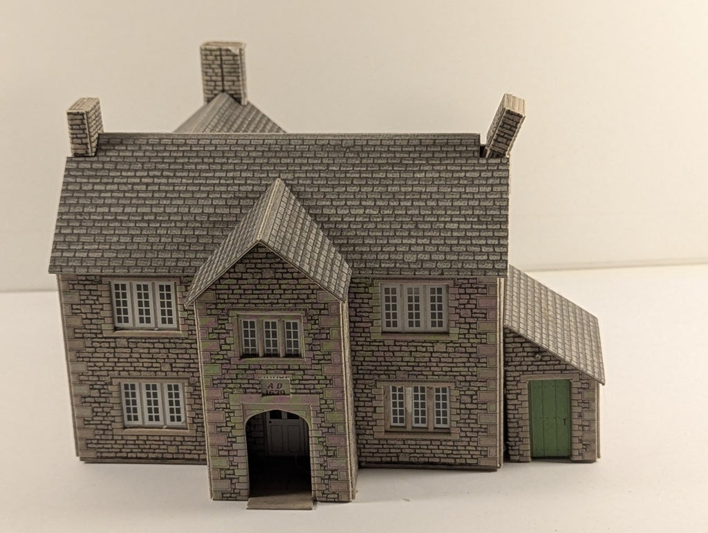 Metcalfe PO250 OO/HO Gauge Manor Farm House Card Kit