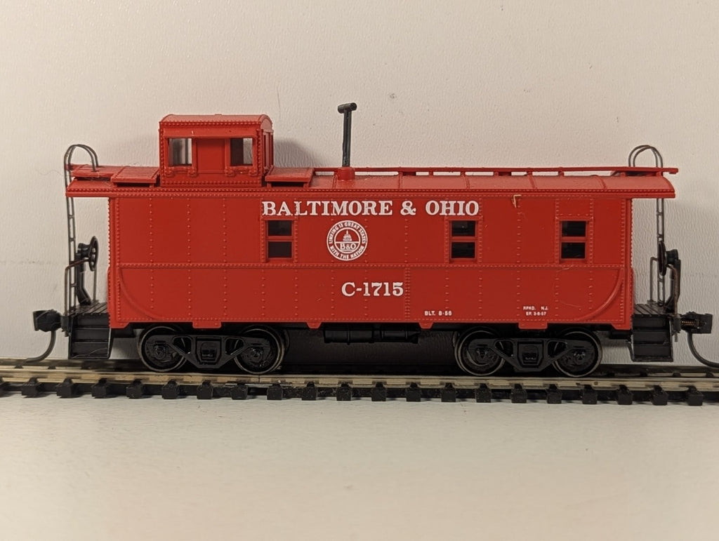 Industrial Rail HO Scale Wagontop Caboose C-1715 Baltimore & Ohio IDM85
