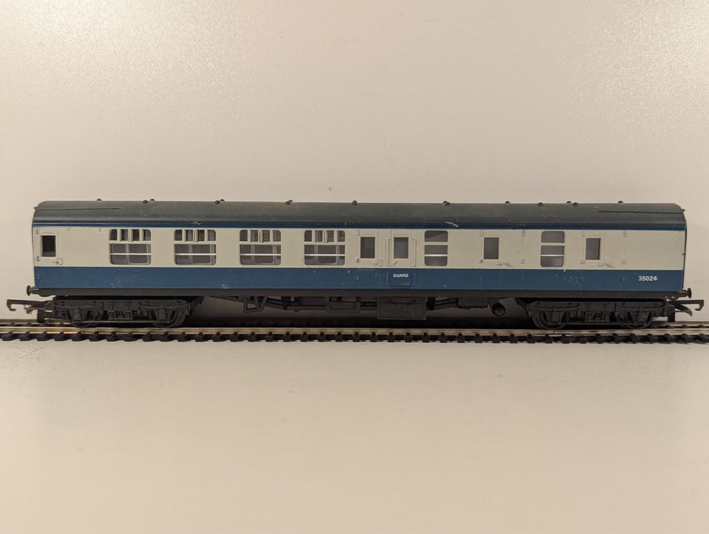 Tri-ang OO Gauge BR Blue/Grey Mk1 Brake Second Coach