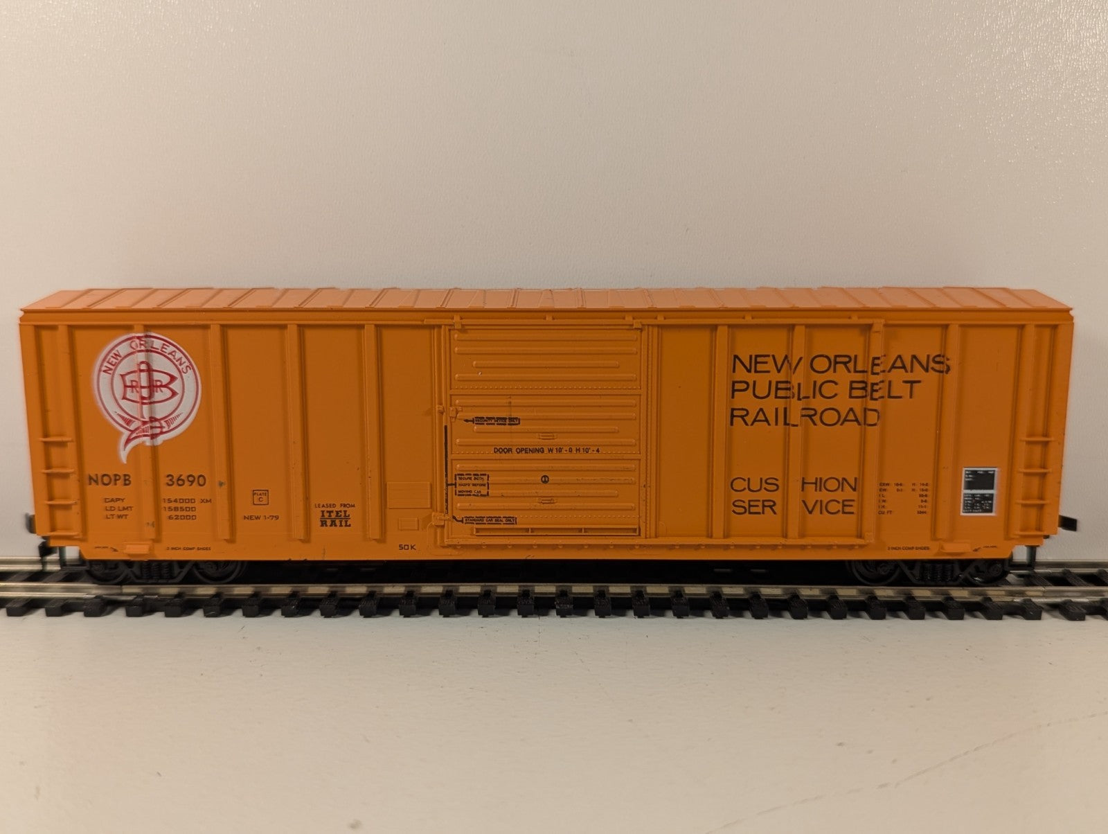 Walthers Mainline HO Gauge 50ft ACF Boxcar NOPB Railroad