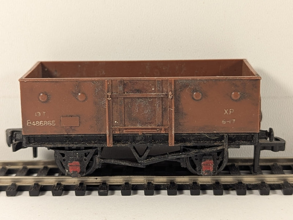 Hornby Dublo OO Gauge 13-Ton Steel Open Wagon Goods Wagon B486865 BR Bauxite