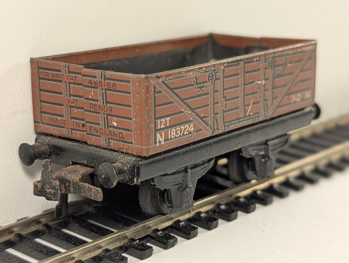 Trix Twin Railway OO Gauge 12T Open Wagon Goods Wagon N 183724 LNER Brown