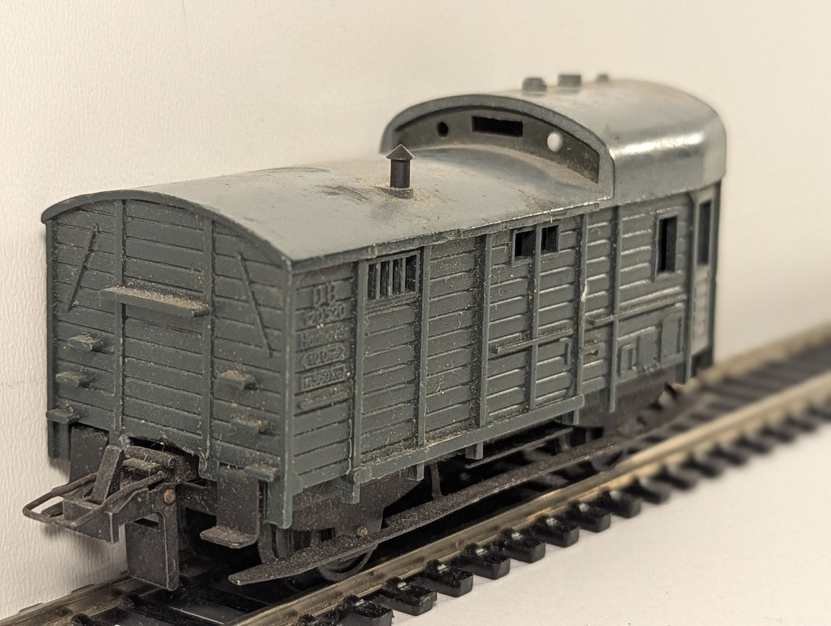 Fleischmann HO Gauge DB Güterzuggepäckwagen Pwg Brake Van 120520 DB Green 1405