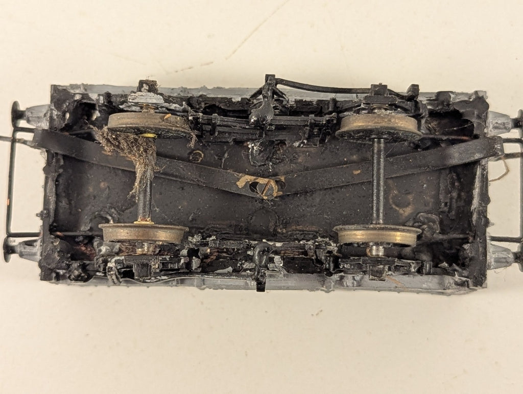 Kit-built OO Gauge LMS 5-Plank Open Wagon 134571 LMS Grey