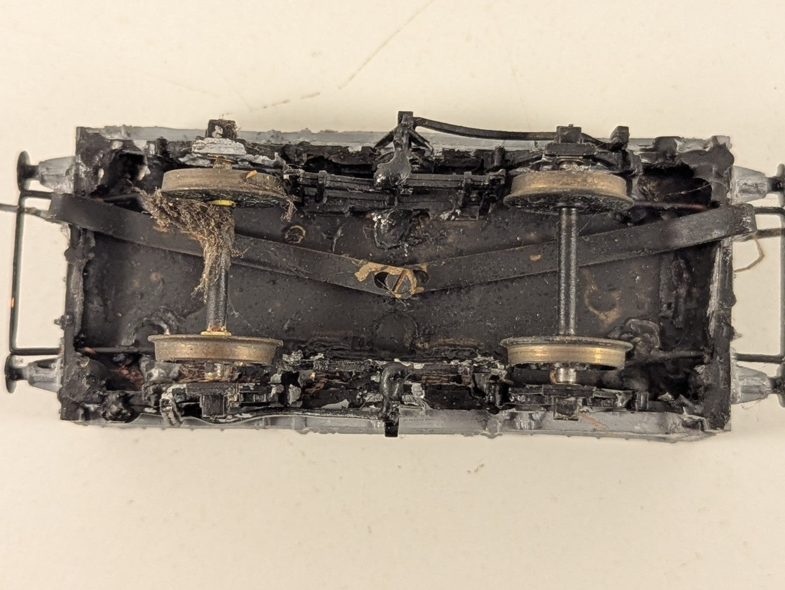 Kit-built OO Gauge LMS 5-Plank Open Wagon 134571 LMS Grey