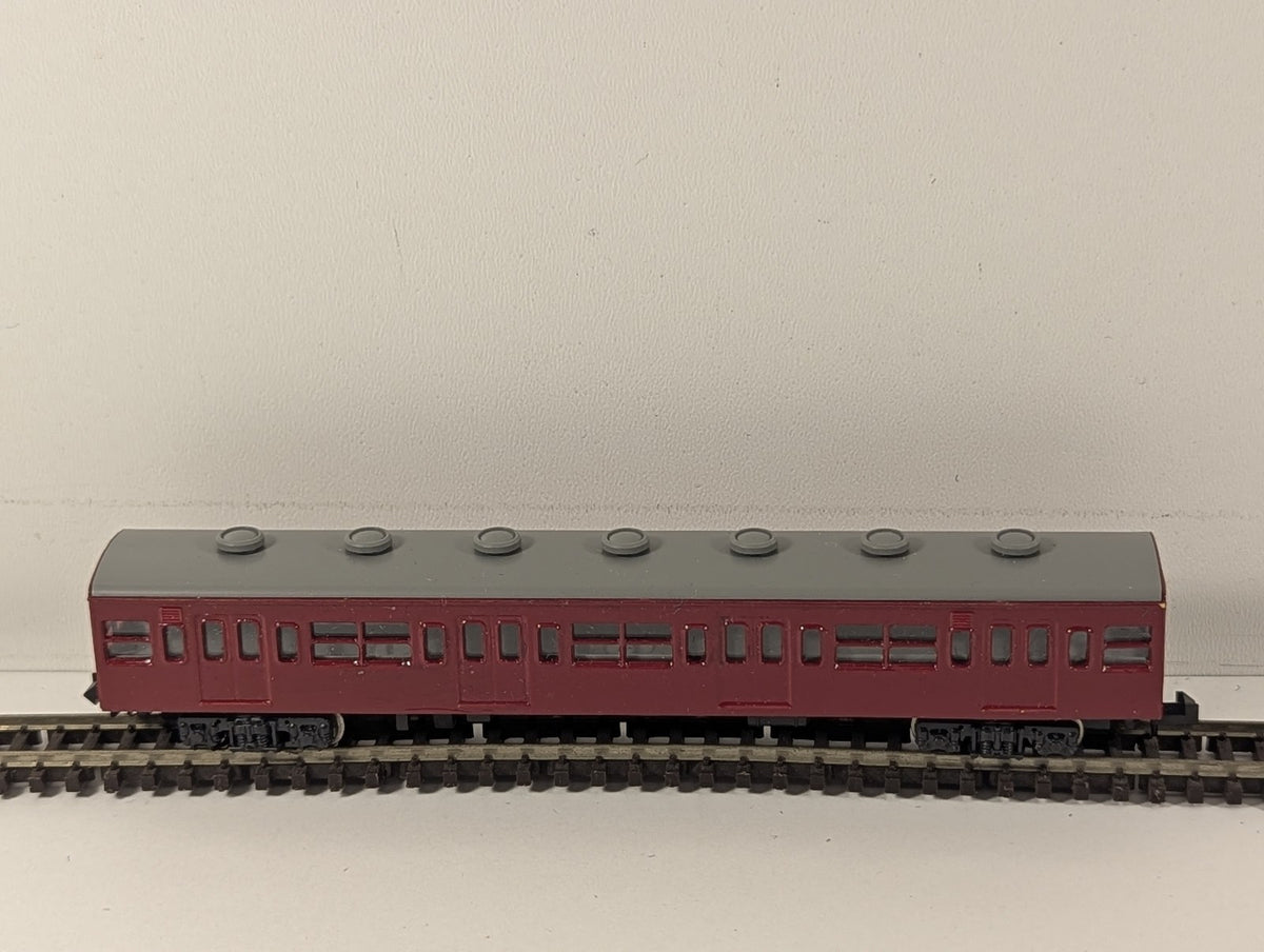 Kato N Gauge JNR Kuha 16 Commuter Coach Passenger Coach JNR Brown