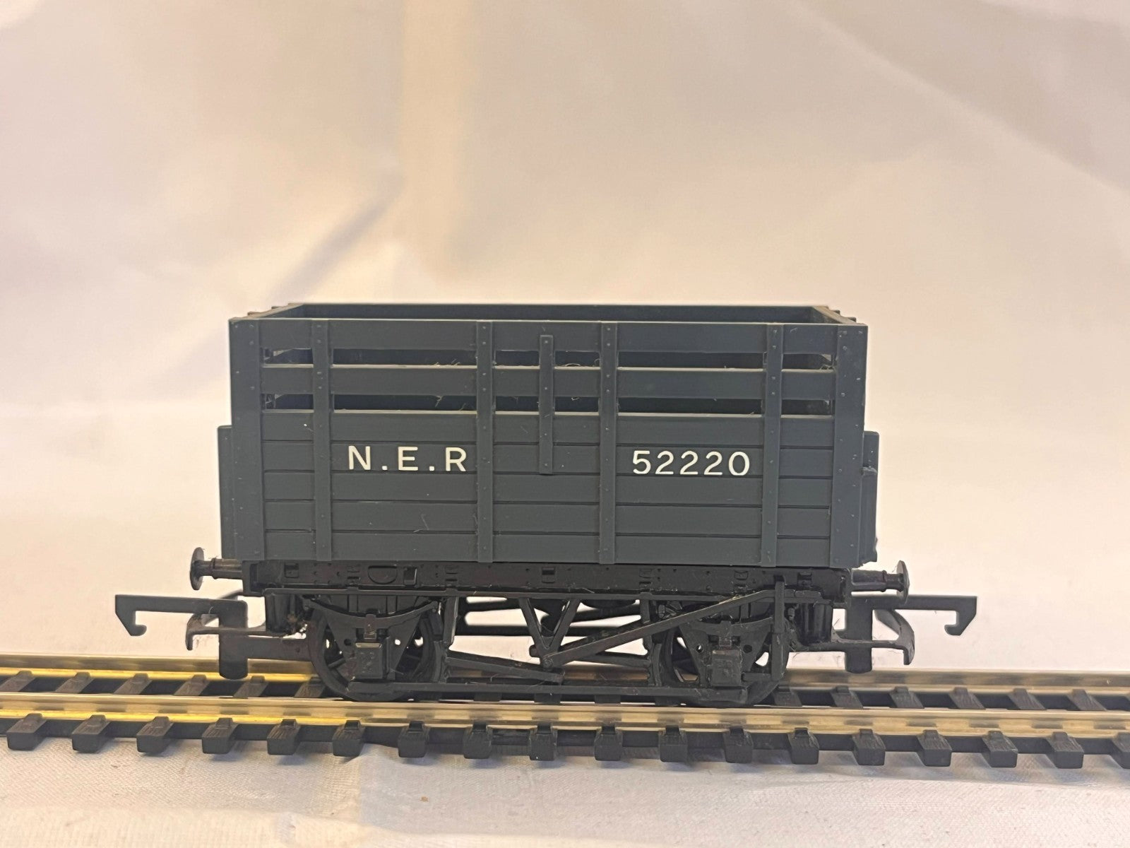 Tri-ang Hornby R781 OO Gauge Grey NER Coke Wagon Boxed