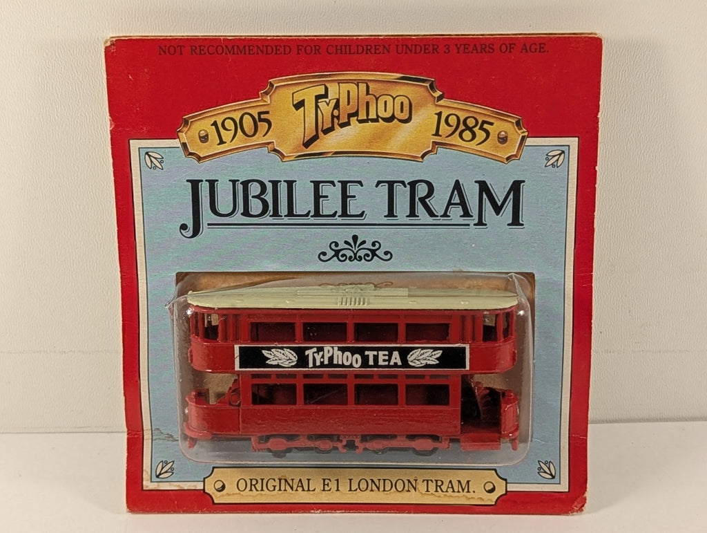 Lledo Jubilee Tram (Original E1 London Tram) Ty.Phoo Tea Red