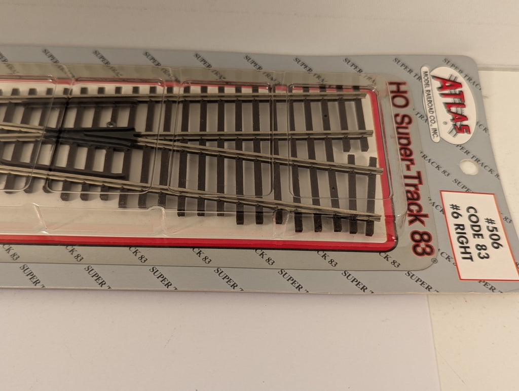 Atlas HO Gauge HO Super-Track 83 No. 6 Right Hand Point 506