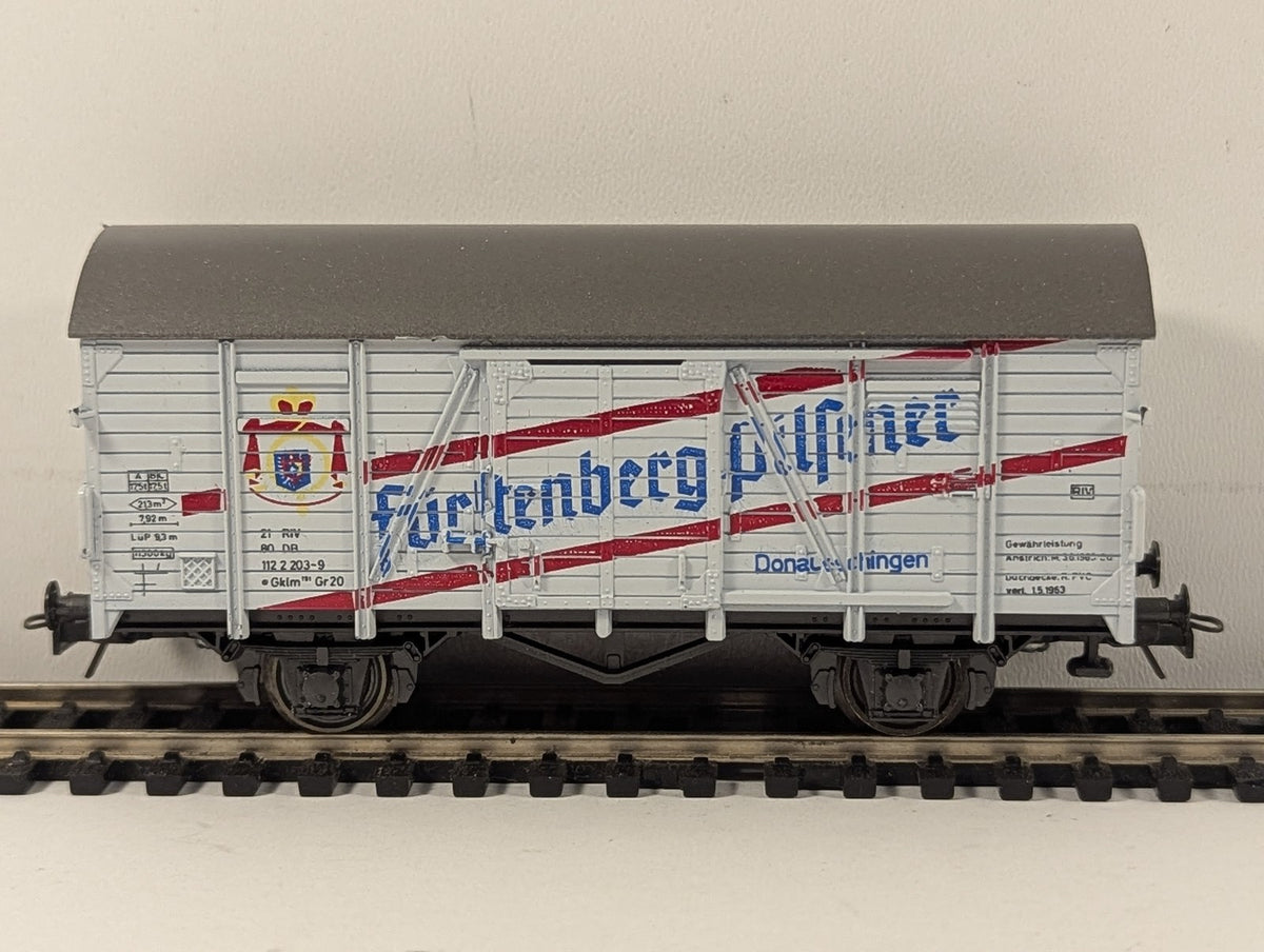 Roco HO Gauge DB Fürstenberg Pilsener Beer Wagon Goods Wagon 112 2 203-9