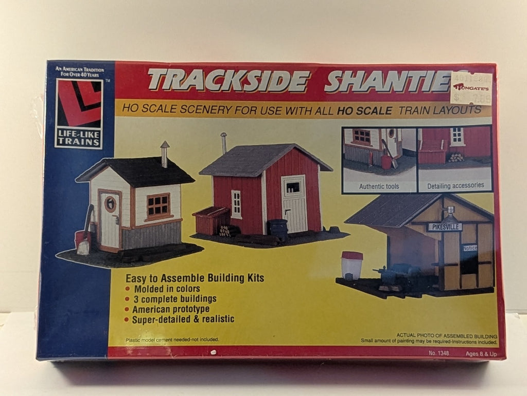 Life-Like Trains HO Scale Trackside Shanties Building Kit 1348