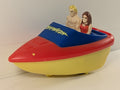 Burger King Baywatch Speedboat Toy Fast Food Toy Baywatch Red, Yellow and Blue