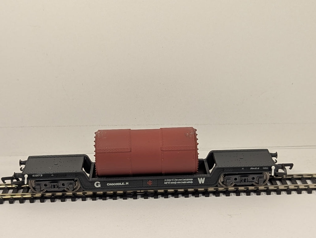 Mainline OO Gauge 45 Ton Bogie Well Wagon 'Crocodile H' Goods Wagon 41973