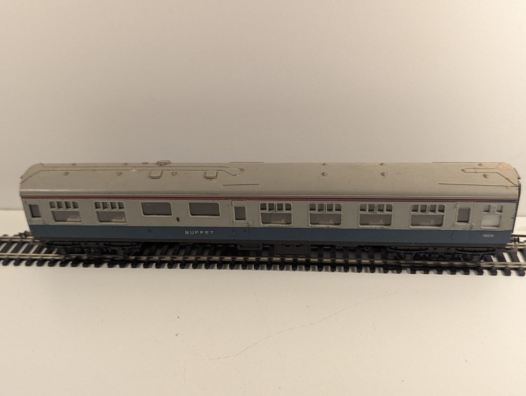 Hornby R729 OO Gauge BR Mk1 Buffet Coach No.1825 – Blue & Grey – Needs a Clean
