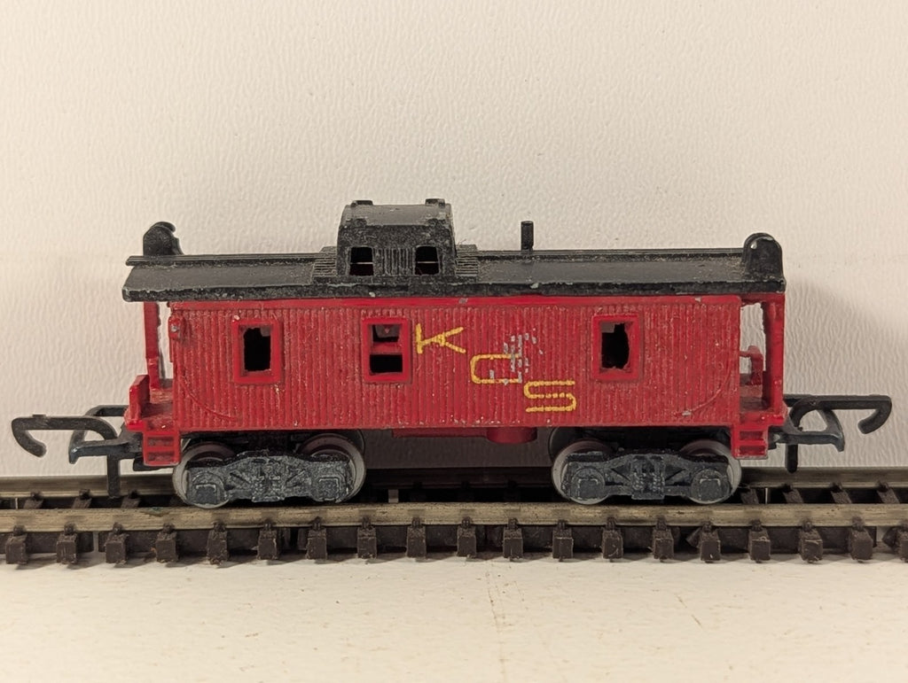 Lone Star Treble-O-Lectric N Gauge Kansas City Southern Caboose