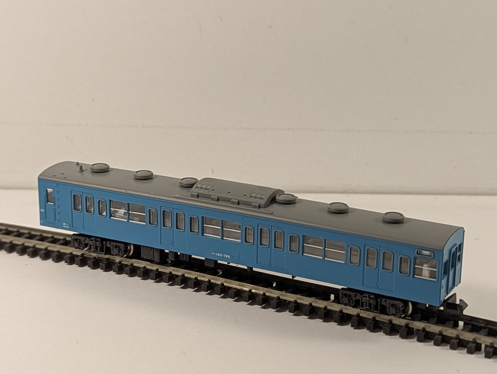 Kato N Gauge Class 103 Sky Blue Driving Trailer Kuha 103-786 JNR Sky Blue