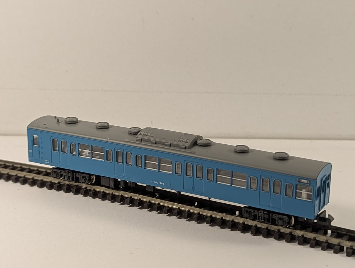 Kato N Gauge Class 103 Sky Blue Driving Trailer Kuha 103-786 JNR Sky Blue