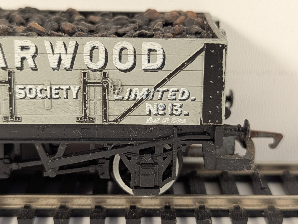 Hornby OO Gauge Scarwood Coal Society No. 13 7-Plank Wagon Open Wagon