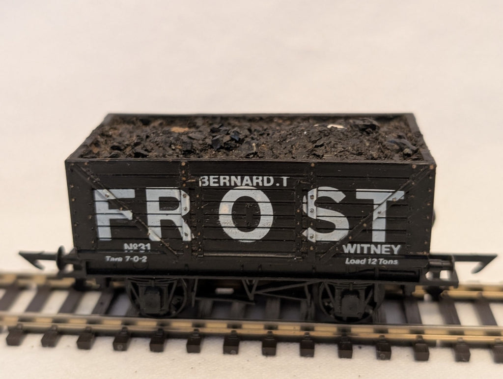 Graham Farish OO Gauge 7 Plank Open Wagon Bernard T. Frost Goods Wagon
