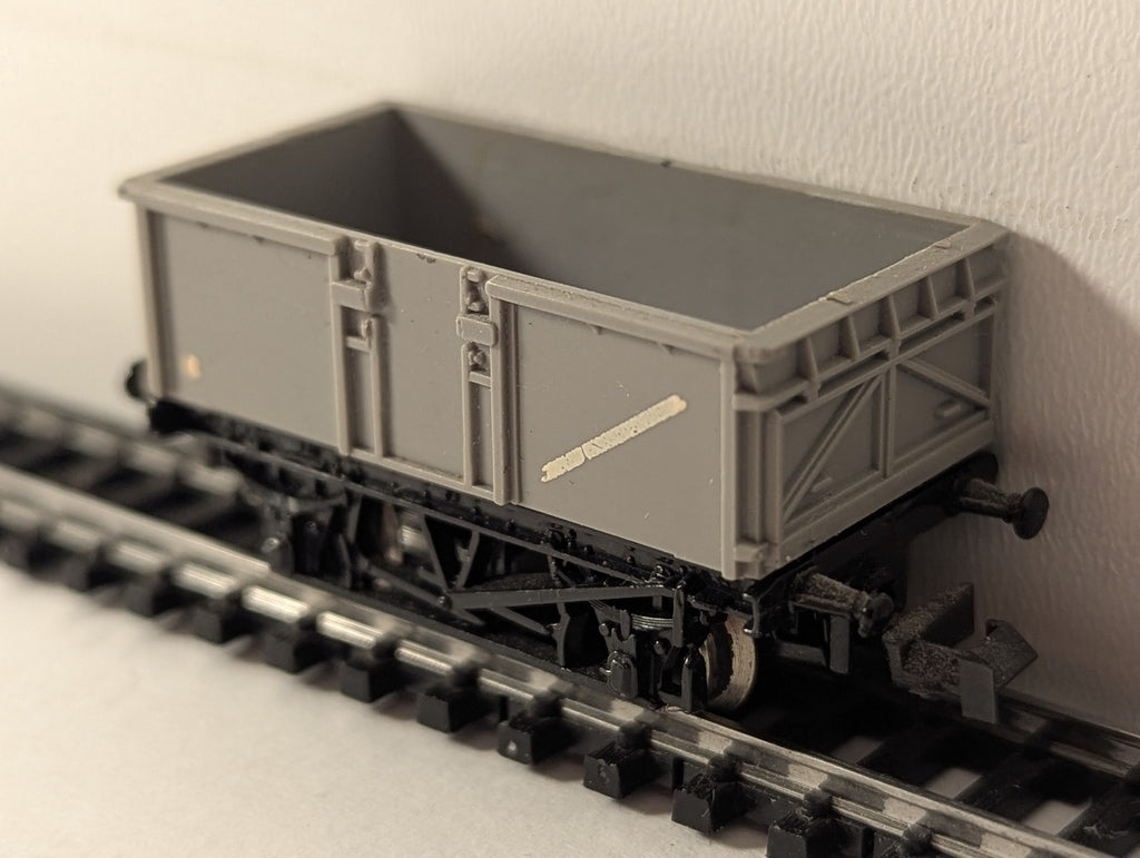 Lima N Gauge 16 Ton Mineral Wagon Goods Wagon B554430 BR Grey