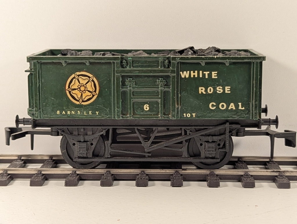 White Rose Coal Barnsley O Gauge Mineral Wagon Kit-Built Repainted