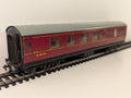 Hornby Dublo OO Gauge LMS Stanier Brake Second Coach LMS Maroon