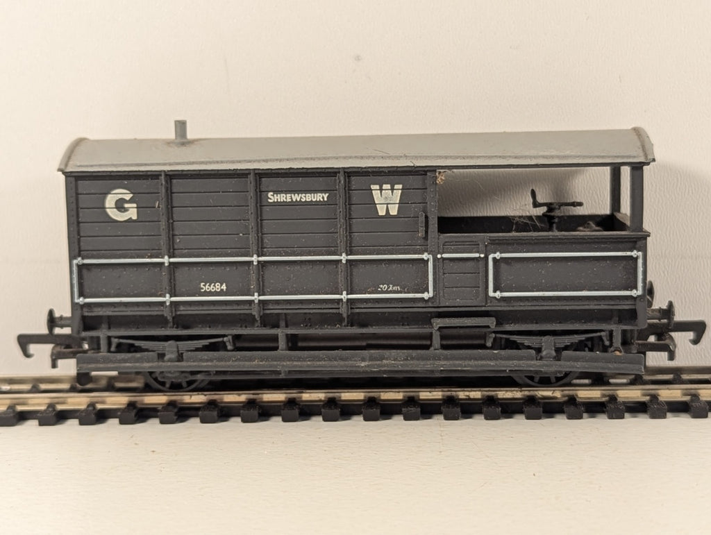 Mainline OO Gauge GWR 20 Ton Toad Brake Van 56684 GWR Grey 37-140