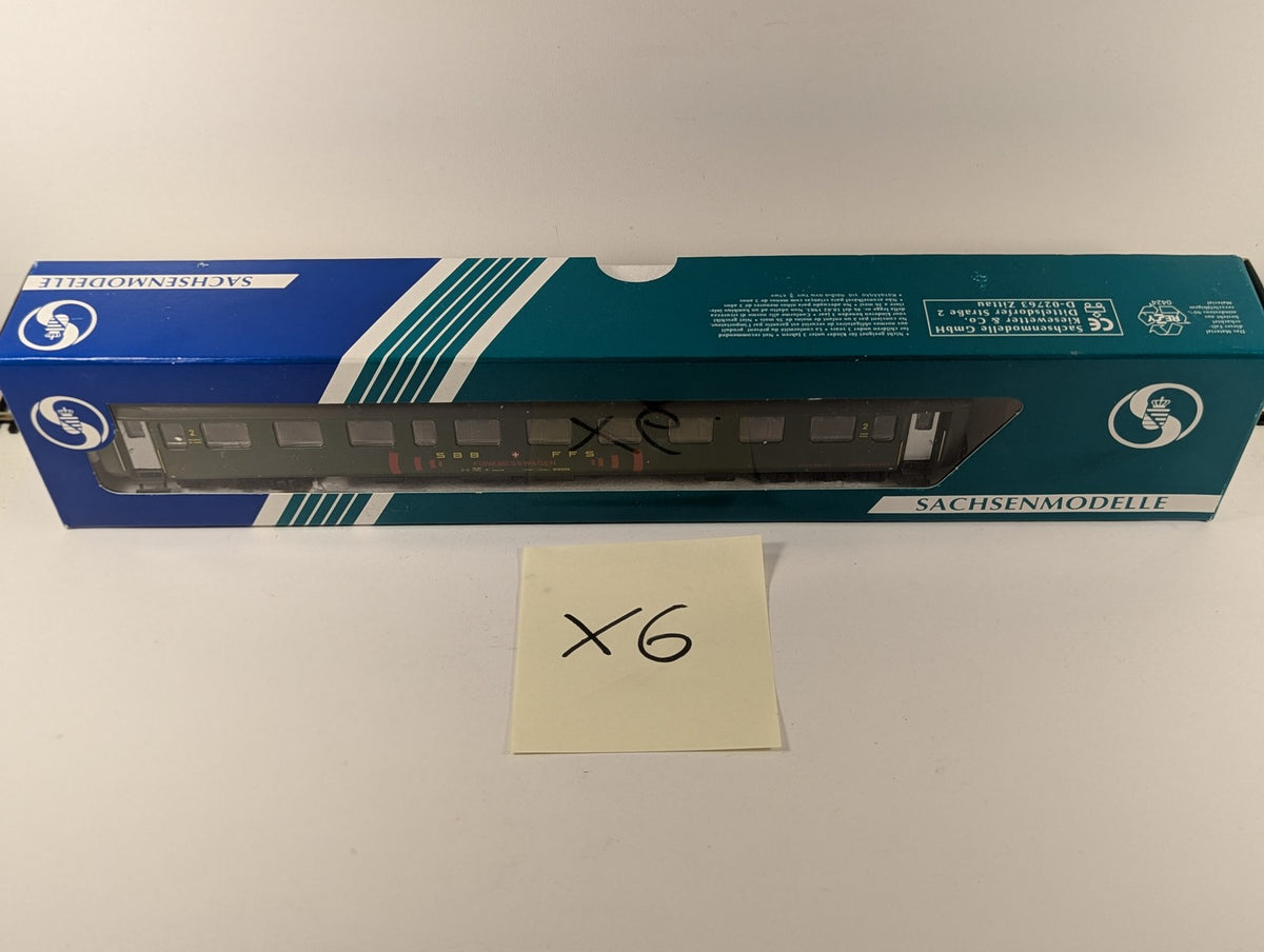 Sachsenmodelle HO Scale SBB Funkmesswagen / Voiture de Mesure Radio