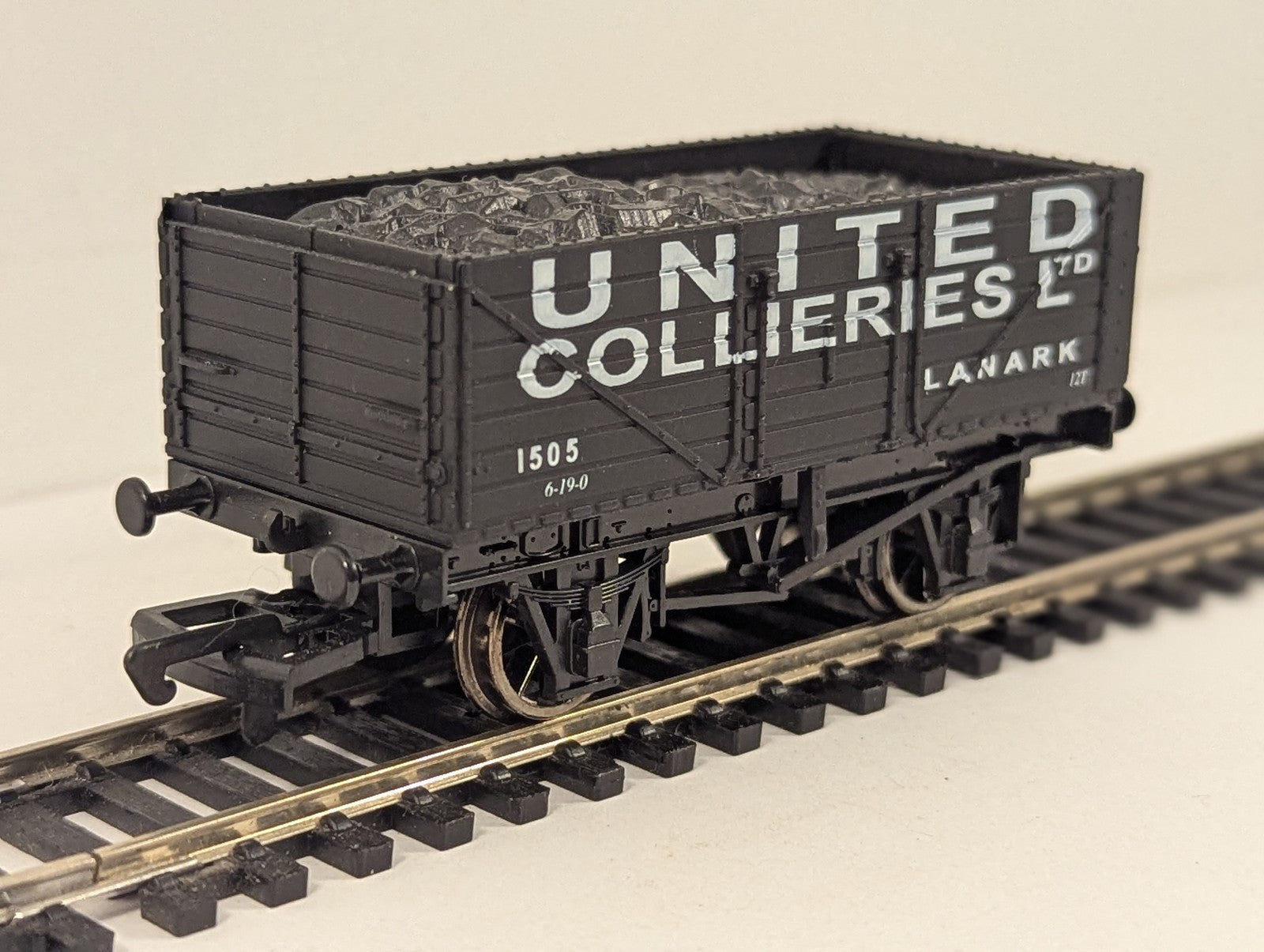 Dapol OO Gauge United Collieries Ltd Lanark 7 Plank Wagon Goods Wagon 1505
