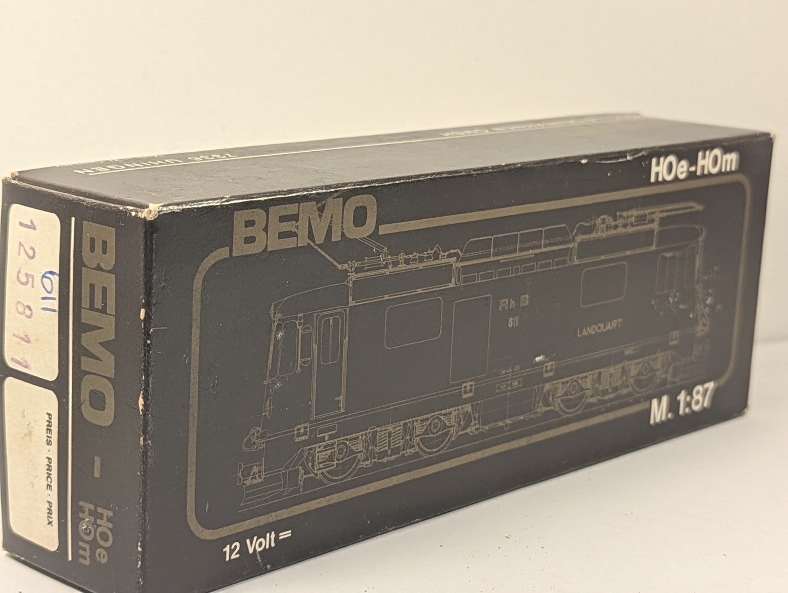 Bemo 1258 111 H0eGauge RhB Class Ge 4/4 II ElectricLocomotive Body Shell - Boxed
