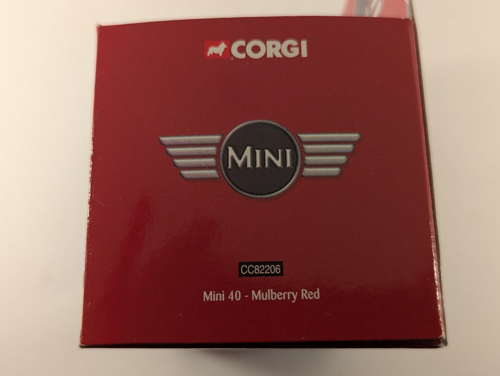 Corgi 1:36 Scale Mini 40 Die-cast Model Mulberry Red CC82206