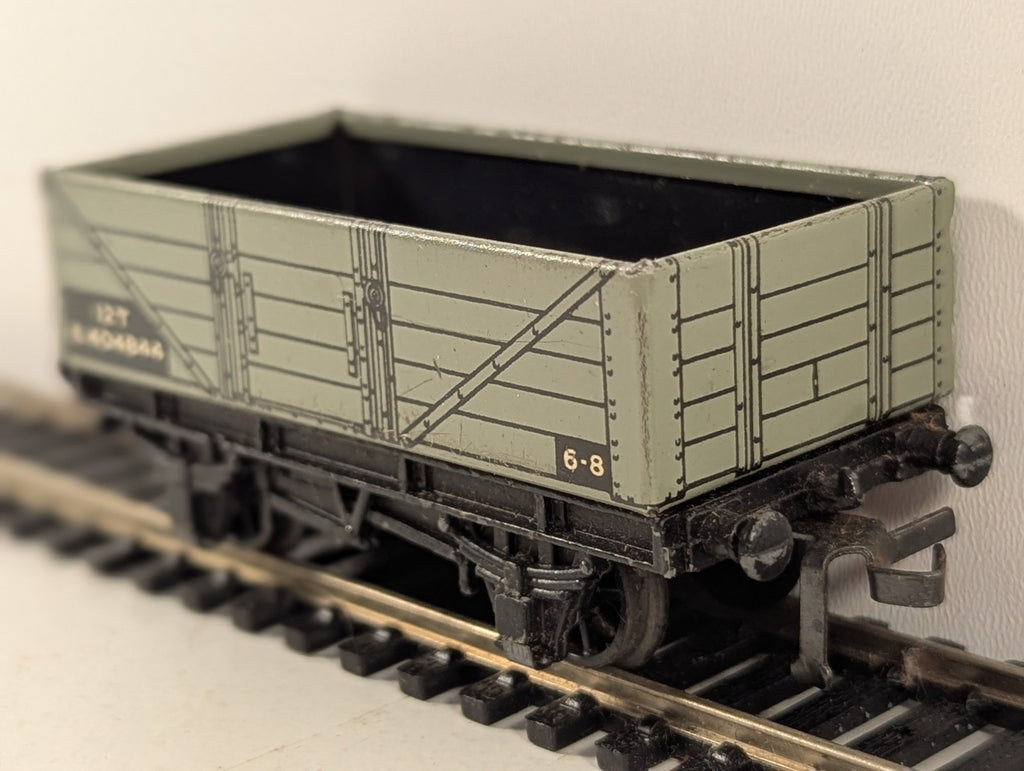 Hornby Dublo 32075 BR 5 Plank Open Wagon E404844 Grey OO Gauge