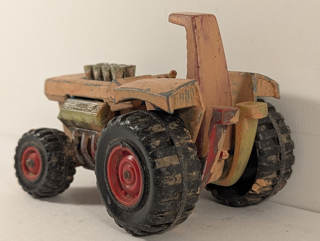 Matchbox Super Kings Mod Tractor Die-cast Model Peach / Orange (Overpainted) K-3
