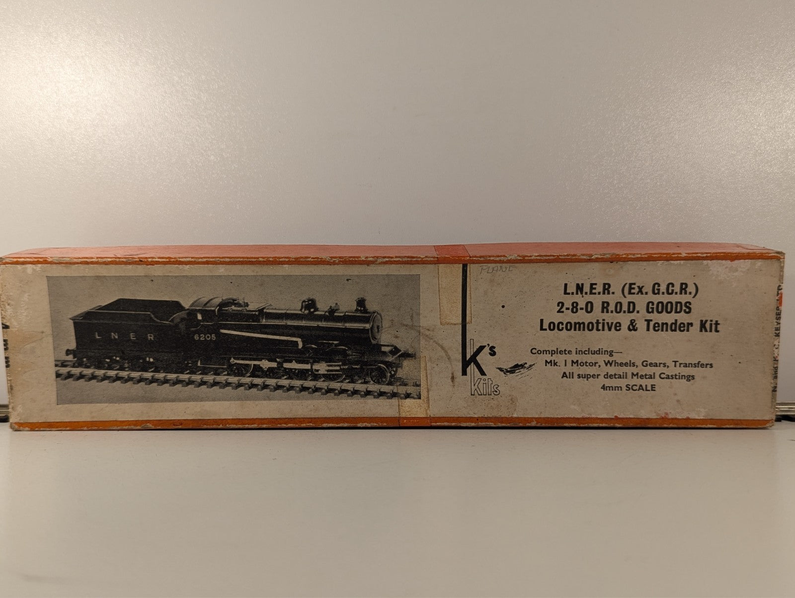 K's Kits LNER 2-8-0 Goods Locomotive & Tender Kit - Boxed - Spares/Repairs