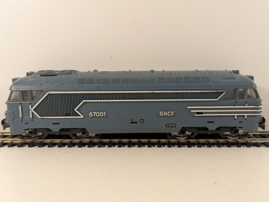 Jouef BB 67001 SNCF Diesel Locomotive HO Gauge - Boxed (Non-Original Box)