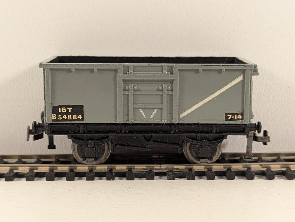 Hornby Dublo 32056 OO Gauge Grey BR D2 16 Ton Mineral Wagon - Boxed