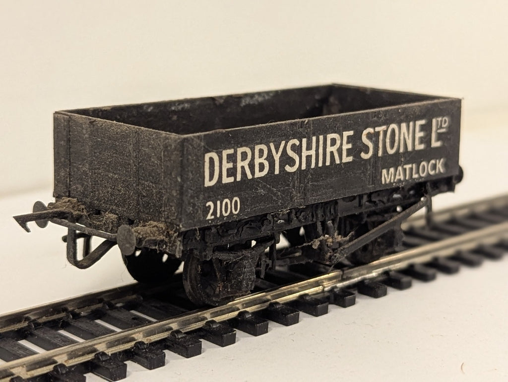 Peco OO Gauge Derbyshire Stone Ltd Matlock Open Wagon 2100