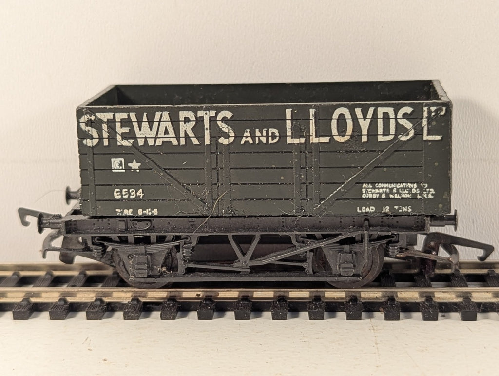 British Trix OO Gauge Stewarts and Lloyds 7-Plank Open Wagon 6534