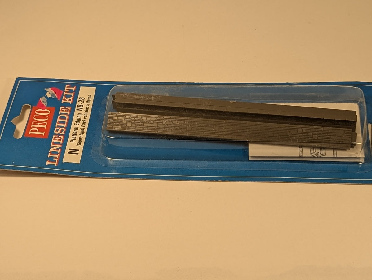 Peco N Gauge Platform Edging (Stone type) Lineside Kit NB-28
