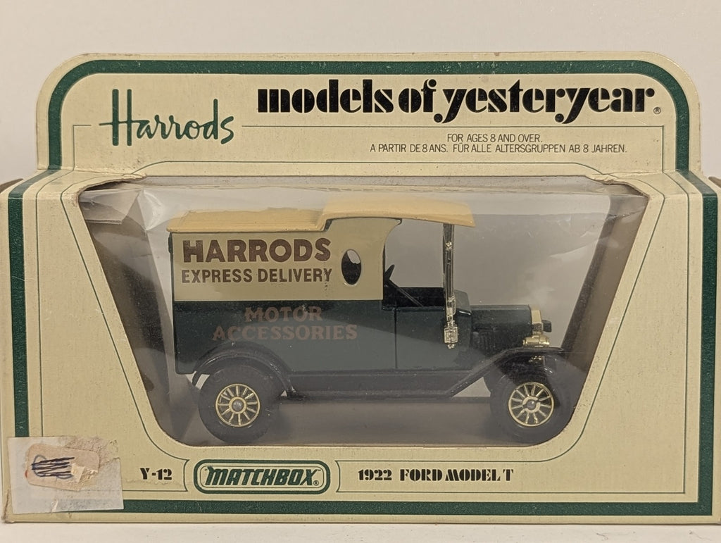 Matchbox Models of Yesteryear 1922 Ford Model Harrods T Van Die-cast Model