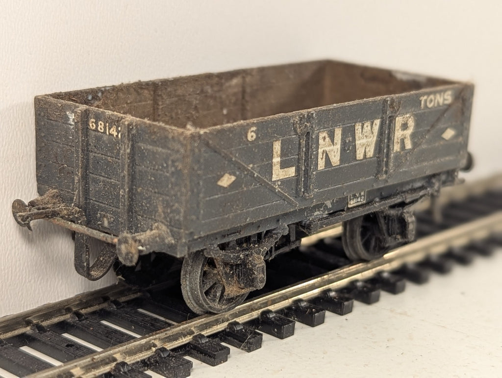 Kit Built OO Gauge LNWR 5-Plank 6-Ton Open Wagon Goods Wagon 68142 LNWR