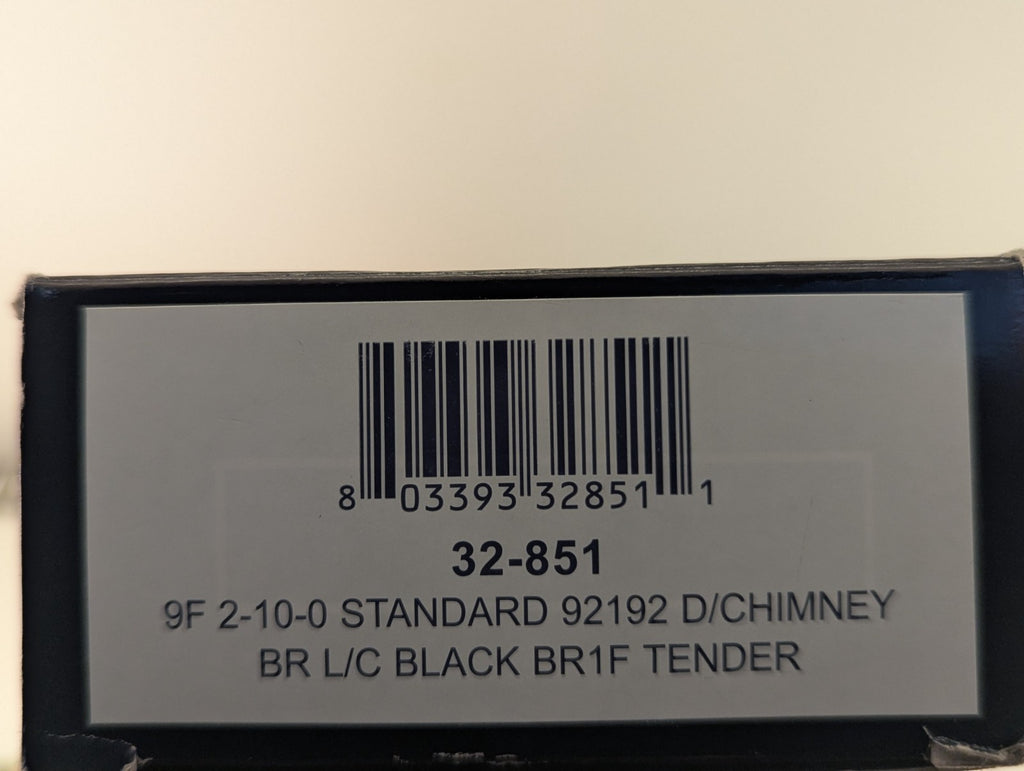 Bachmann 32-851 BR Standard Class 9F 2-10-0 No.92192 Double Chimney