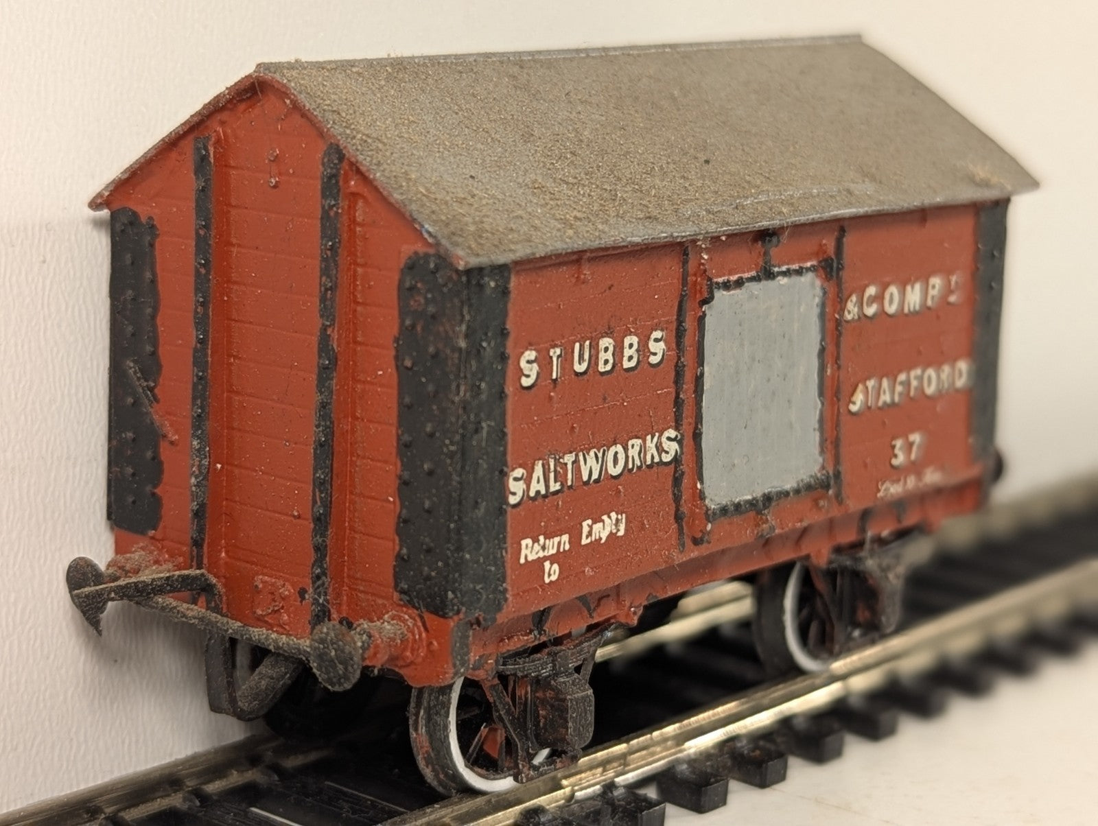 Kitbuilt OO Gauge Gloucester 10 Ton Salt Van Goods Wagon 37