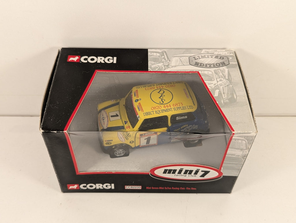 Corgi 1:36 Mini Seven-Mini Se7en Racing Club - Tim Sims Die-cast Model