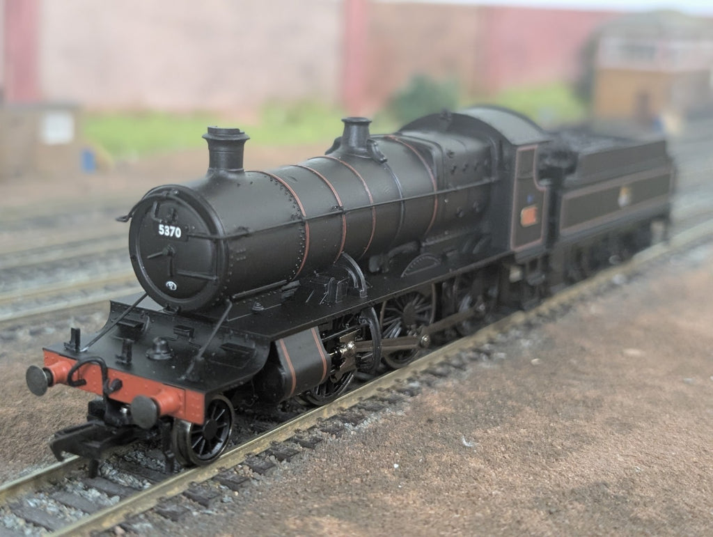 Bachmann OO Gauge 31-828 BR 43XX Mogul 5370 Lined Black Early Crest Boxed