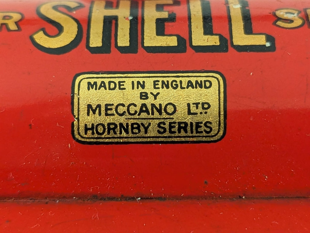 Hornby O Gauge Shell Motor Spirit Petrol Tank Wagon Shell Red