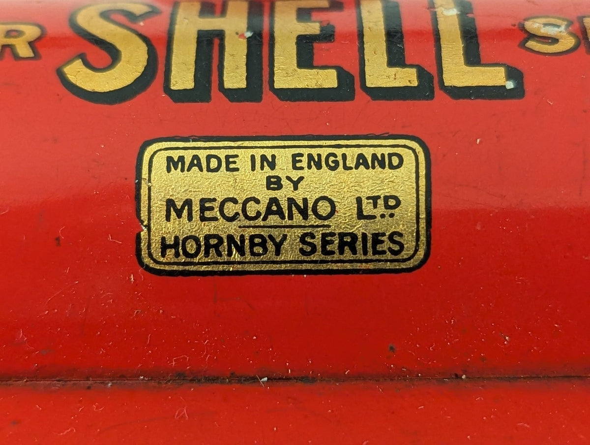 Hornby O Gauge Shell Motor Spirit Petrol Tank Wagon Shell Red
