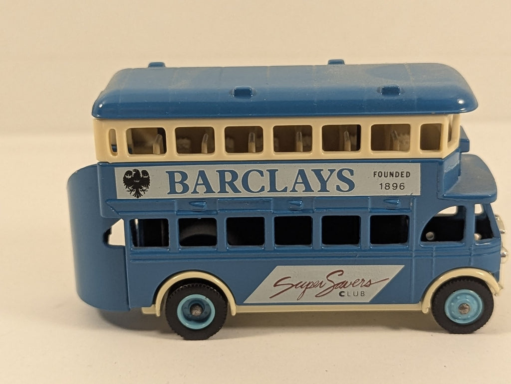 Lledo Dennis Double Decker Bus Die-cast Model Bus Barclays Super Savers Club