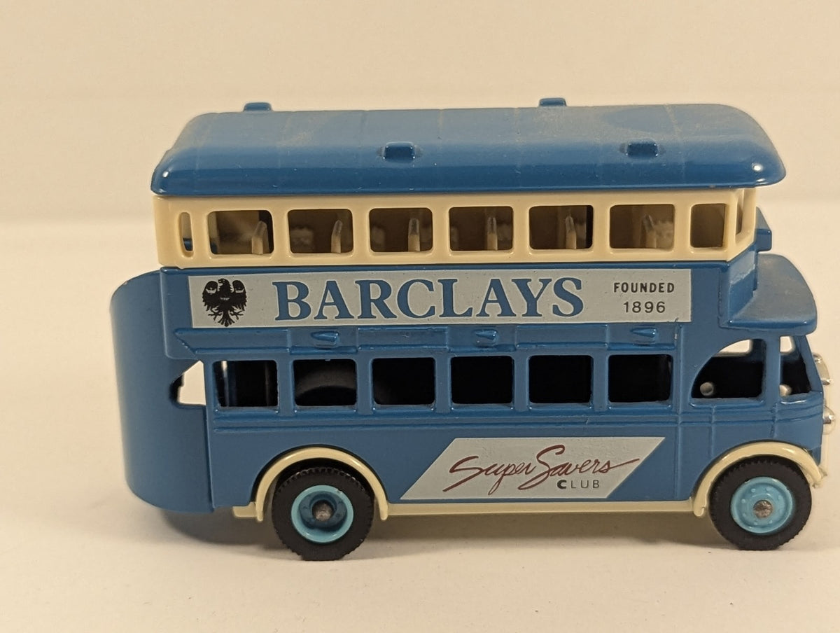 Lledo Dennis Double Decker Bus Die-cast Model Bus Barclays Super Savers Club